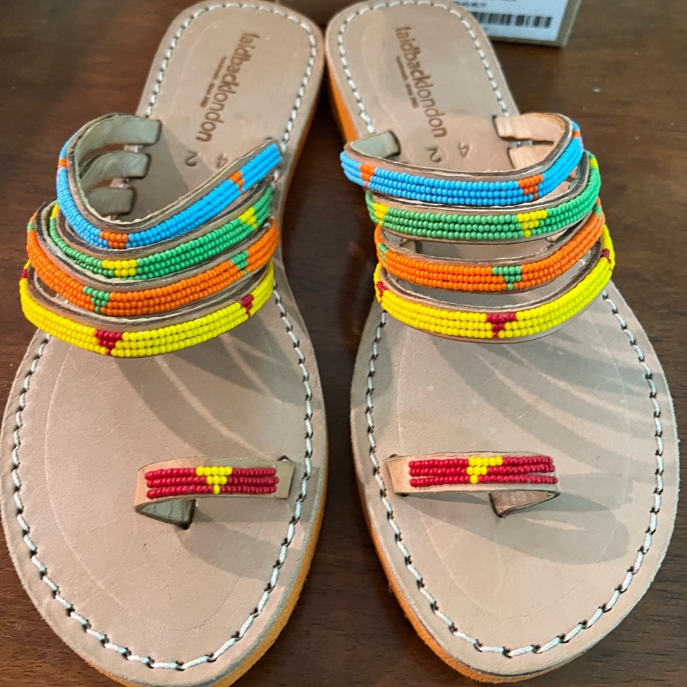 Laidback London sandals NWT
